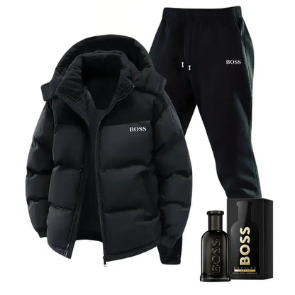 Spring jacket and pants set + luxury perfume